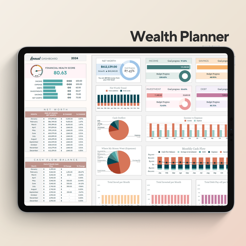 Wealth Planner & Net Worth Dashboard