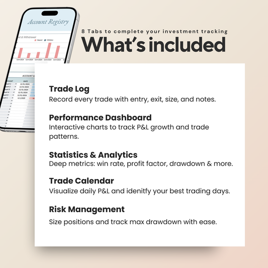 Stock & Crypto Trading Journal | Trade Tracker & Performance Dashboard
