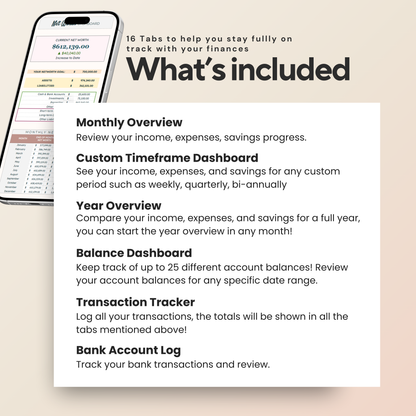 Income and Expense Tracker Dashboard | Cash Flow & Budget Dashboard