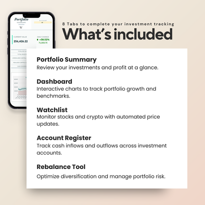 Stock & Crypto Investment Tracker | Portfolio Dashboard & Trade Tracker