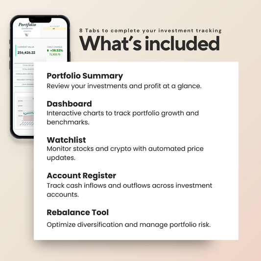 Stock & Crypto Investment Tracker | Portfolio Dashboard & Trade Tracker