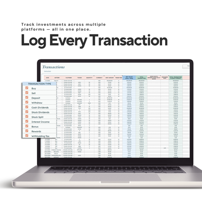 Stock & Crypto Investment Tracker | Portfolio Dashboard & Trade Tracker