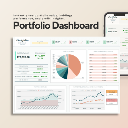 Stock & Crypto Investment Tracker | Portfolio Dashboard & Trade Tracker