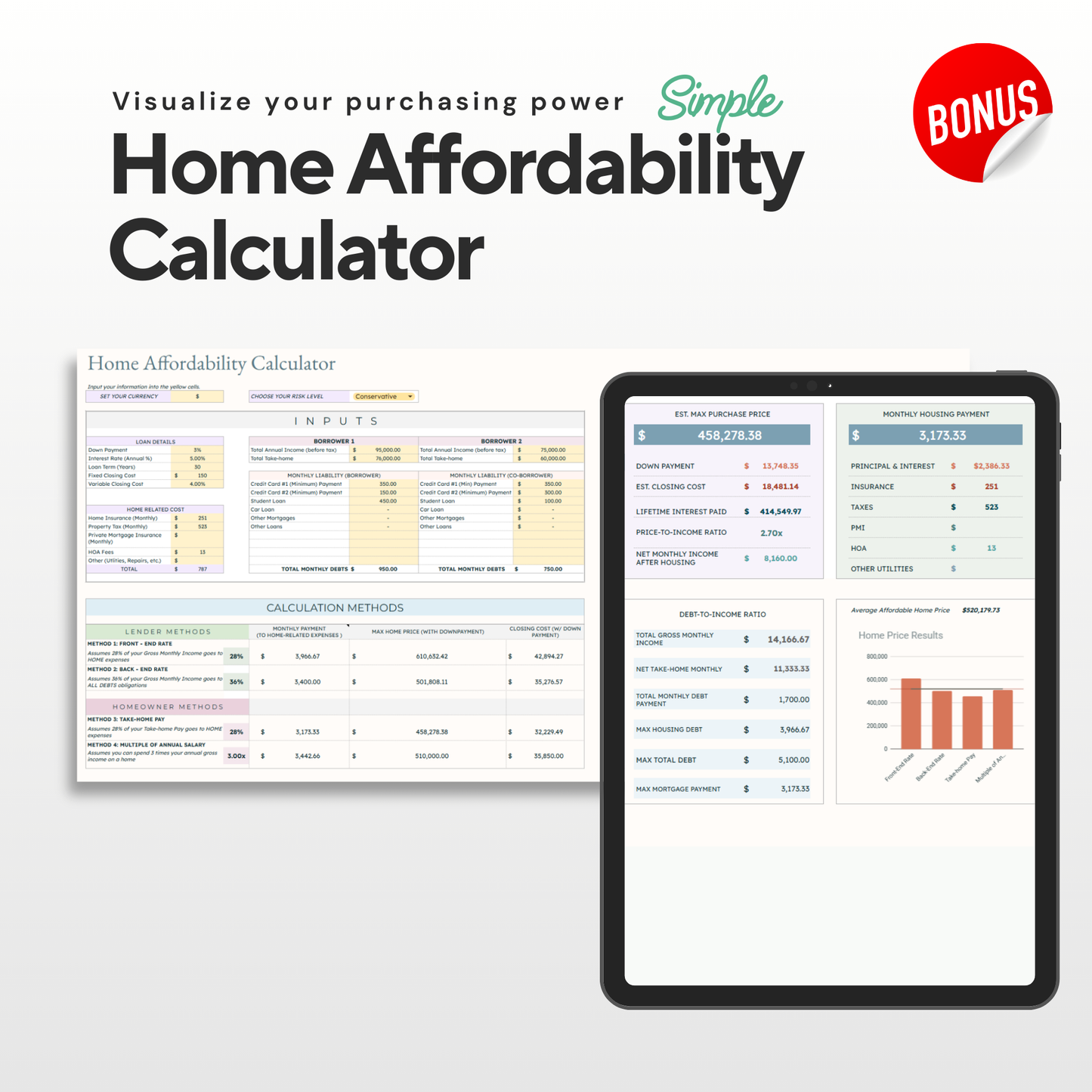 Mortgage Clarity Calculator | Home Loan Payment & Affordability