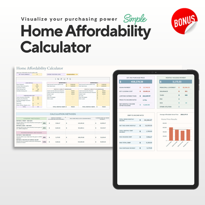 Mortgage Clarity Calculator | Home Loan Payment & Affordability